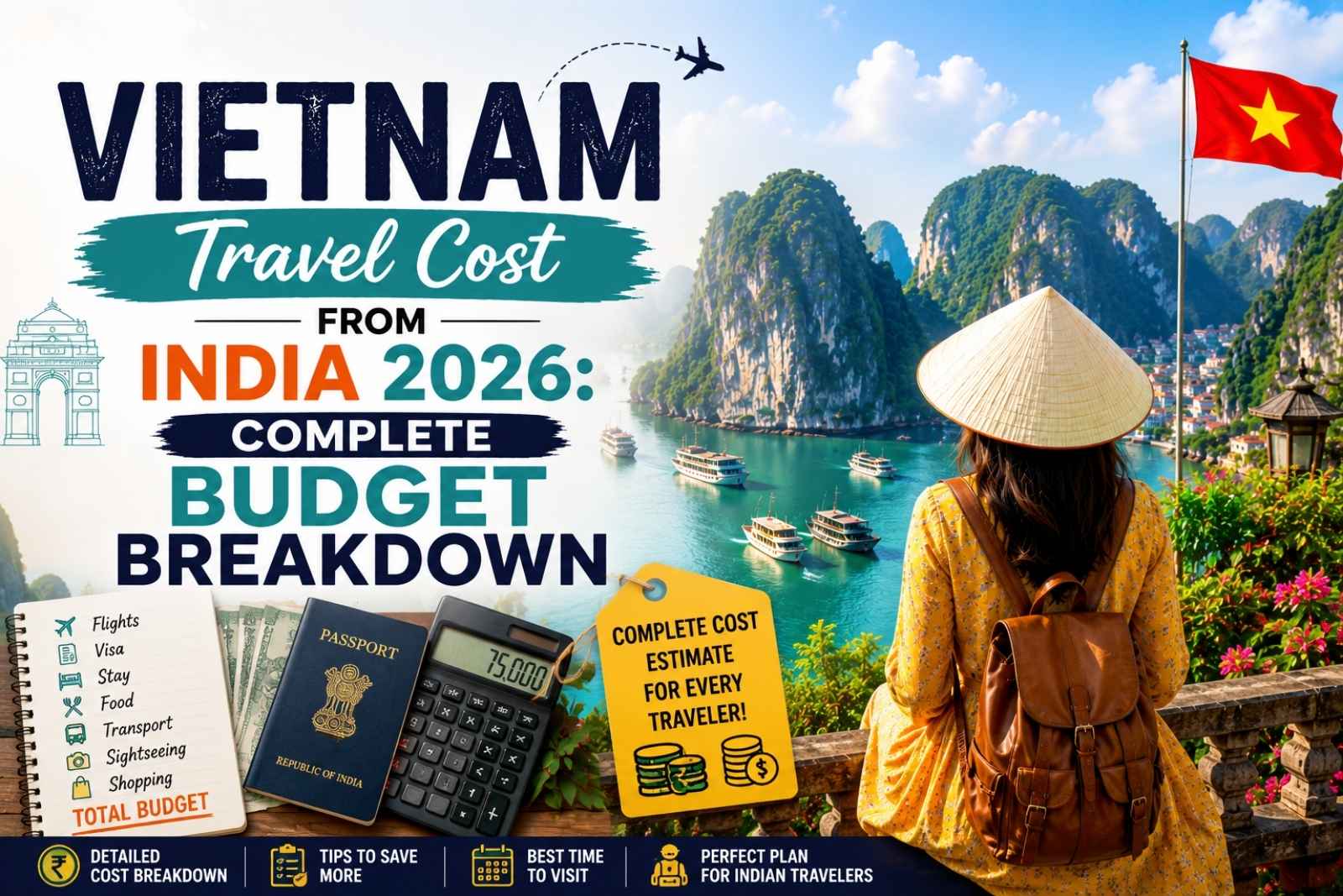 Vietnam Travel Cost from India 2026: Complete Budget Breakdown